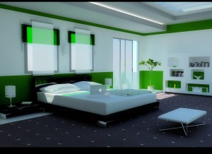 magnificent bedroom interior design1 300x218 - تاثیر روانی رنگ بر دکوراسیون داخلی و مبلمان