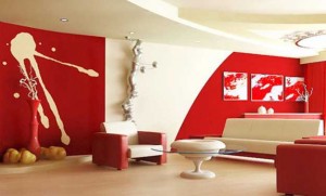 red interior colors room design ideas 16 300x181 - تاثیر روانی رنگ بر دکوراسیون داخلی و مبلمان