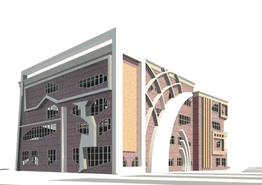 دانشکده پروژه معماری 7 1000x707 - دانشکده پروژه معماری (۷)