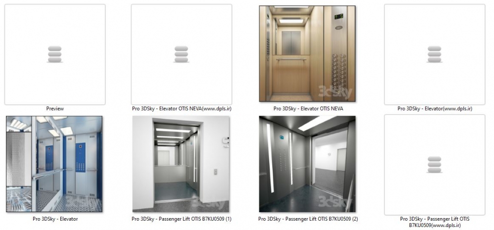 دانلود رایگان آبجکت سه بعدی آسانسور 1000x466 - دانلود آبجکت سه بعدی آسانسور ( ۶ مدل ) ۳Dsky Pro