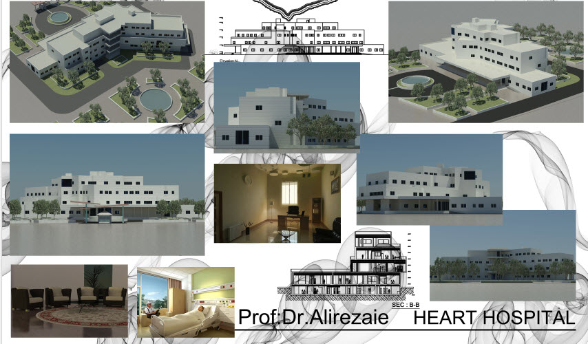پروژه بیمارستان معماری 16 - پروژه بیمارستان معماری (۱۶)