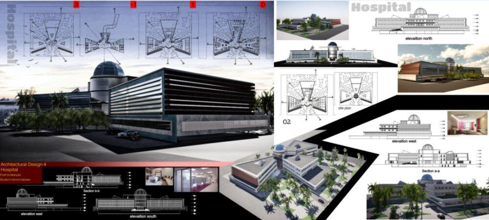 پروژه بیمارستان معماری 8 1000x451 - پروژه بیمارستان معماری (۸)