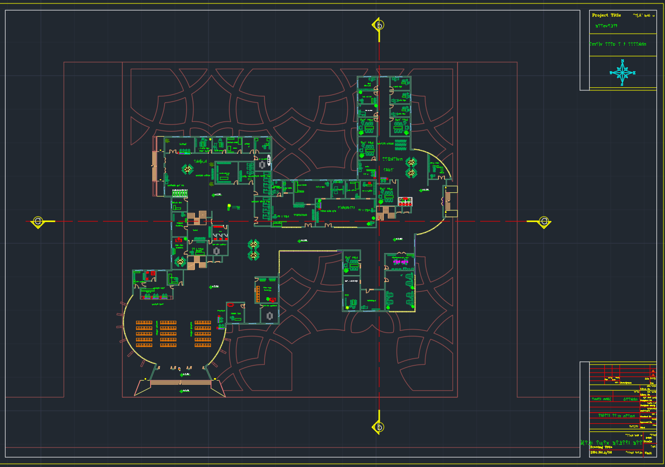 دانلود رایگان نقشه معماری بیمارستان