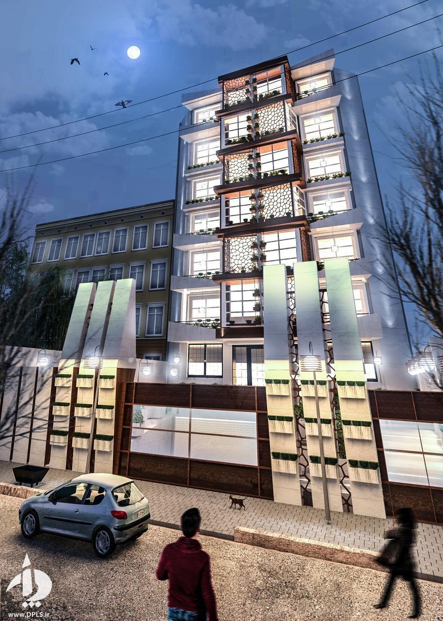 3d طراحی سه بعدی معماری 10 - مجتمع مسکونی شوکا - کرج خیابان رودکی غربی