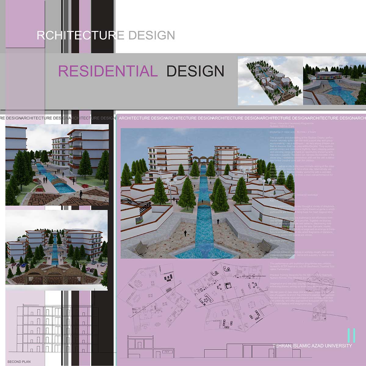 دانلود پروژه معماری شهرک مسکونی (۱)