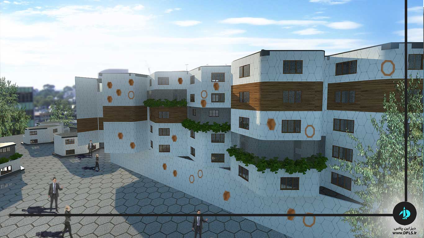 دانلود پروژه معماری شهرک مسکونی (۲)