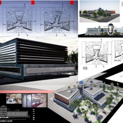 پروژه بیمارستان معماری 8 400x400 - دانلود مجموعه بزرگ ۲۰ پروژه کامل بیمارستان، پلان و سه بعدی
